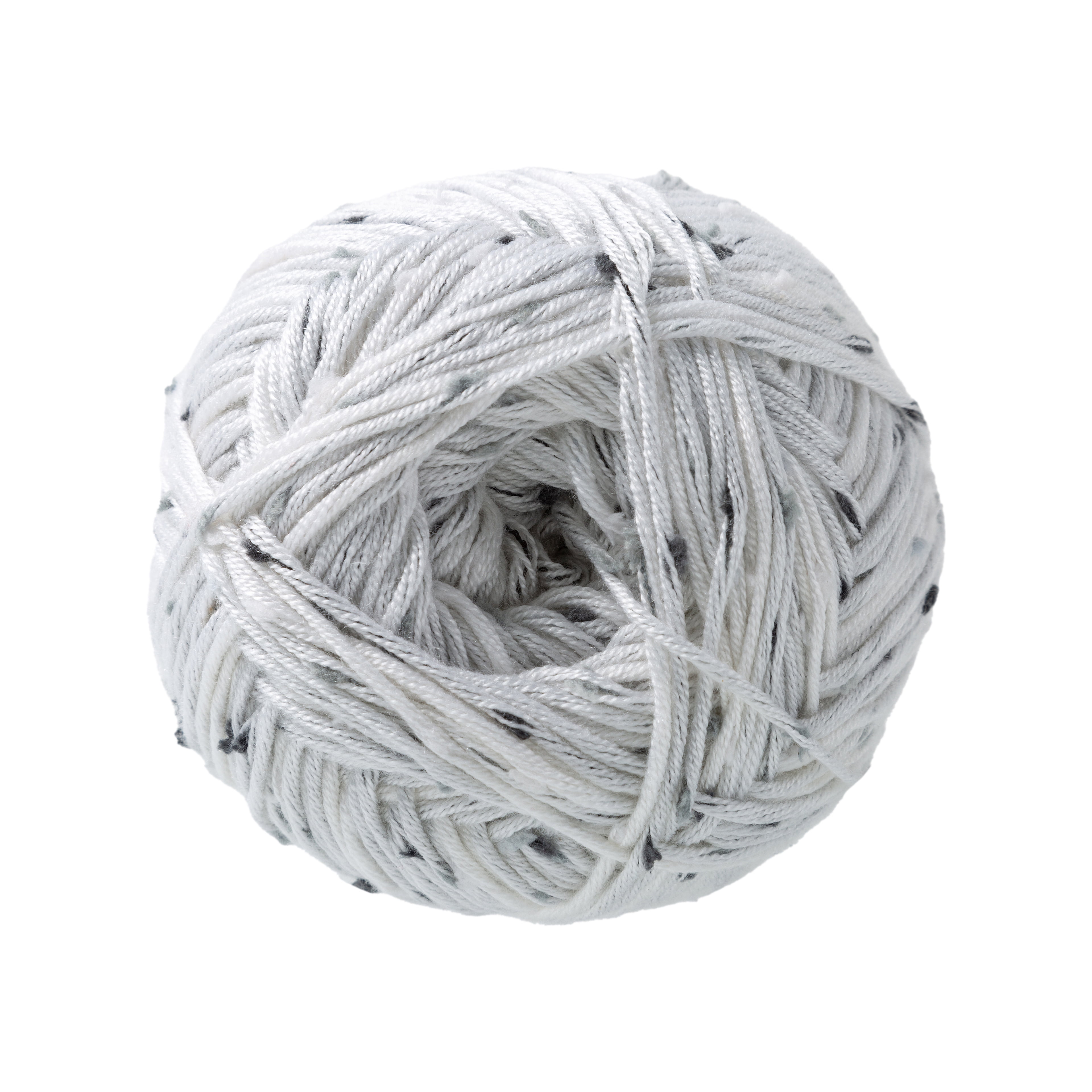Loops & Threads Elephant Flecks Yarn - Medium Weight Yarn for Knitting, Crochet, Weaving, Arts & Crafts, 18 Pack