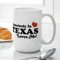 thumbnail image 6 of CafePress - Somebody In Texas Loves Me Large Mug - 15 oz Ceramic Large White Novelty Mug, 6 of 6