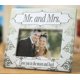 thumbnail image 4 of Banberry Designs Marco De Fotos Mr And Mrs – Boda – Te Amo Hasta La Luna Y De Regreso – Marido – Esposa – Capacidad Para Fotos De 4 X 6 Pulgadas – Marco De 8 X 7,25 Pulgadas, 4 of 4