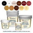 thumbnail image 3 of GoodFilla Water-Based Wood & Grain Filler for Wood Finishes, Non-Shrinking, White, 8 oz, 3 of 3