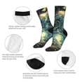 thumbnail image 4 of Balery Enchanted Forest Skull Path Calcetas Largas con Estampado para Hombre y Mujer – Suaves y Transpirables, Talla Única (US 5-11), 4 of 6