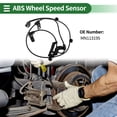 thumbnail image 2 of Sensor de velocidad de rueda ABS Unique Bargains, conjunto de sensor del sistema de frenos antibloqueo para Mitsubishi Eclipse 2006-2012 No. MN113195 delantero izquierdo, 2 of 7