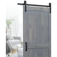 thumbnail image 3 of Ageless Iron Bd_Grip Rustic Cast Iron Matte Black 8" Center To Center Single Sliding Barn, 3 of 4