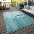 thumbnail image 6 of Addison Rugs Chantille Indoor/Outdoor Transitional Nautical Teal Washable Rectangle Rug, 3' x 5', 6 of 6