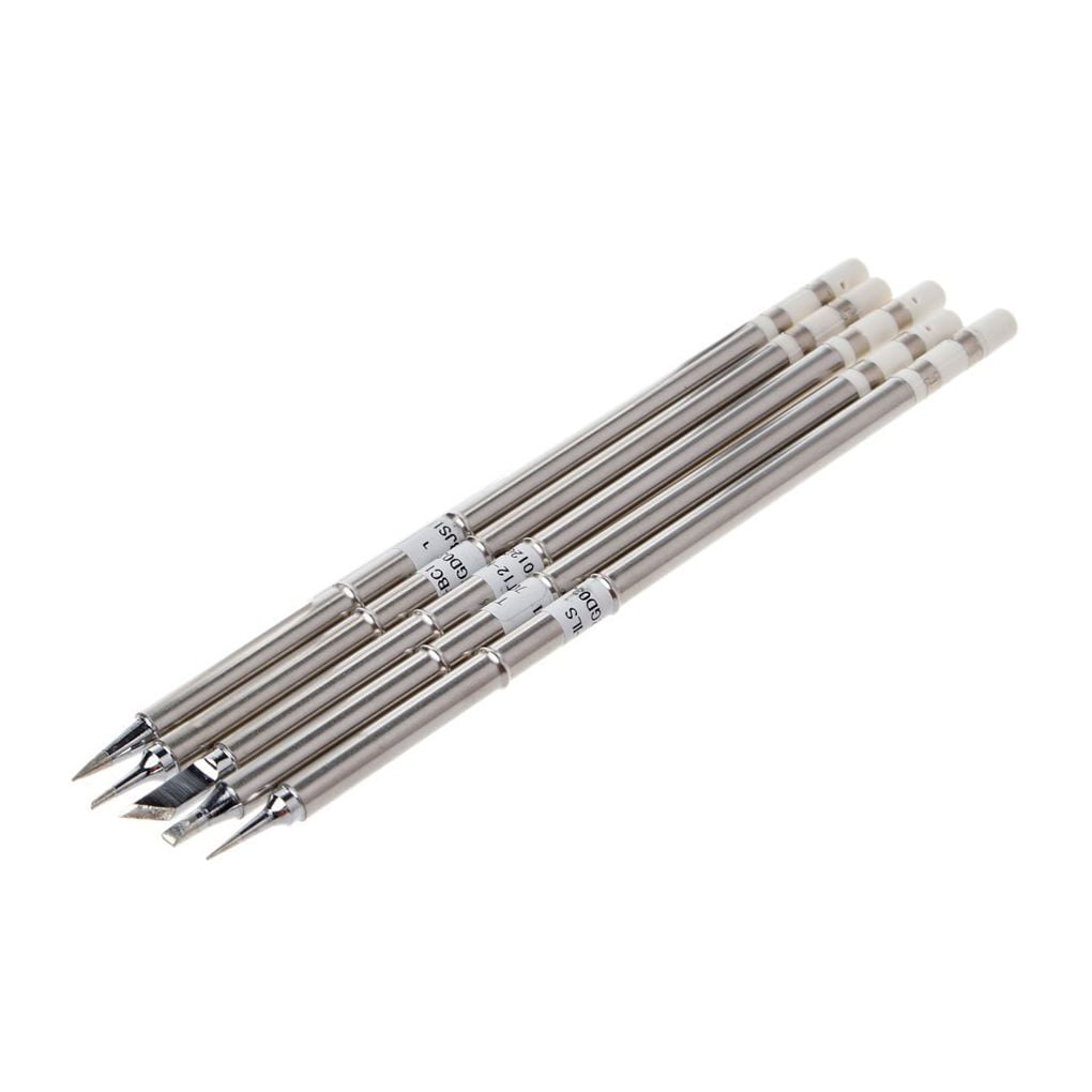 AdaAda T12 Series Soldering Iron Tips T12-Bl Welding Tools for Soldering Station Silver 