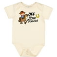 thumbnail image 3 of Inktastic Off to the Races with Cowboy on Horse Boys Baby Bodysuit, 3 of 5