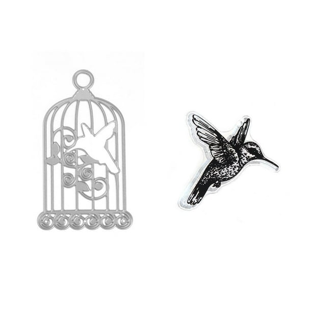 Cuadros Decorativos 2 unids/set sellos transparentes de silicona sellos transparentes + troquel de corte para álbum DIY Likrtyny embutido en tela