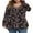 A-Flora 01, variant on Mengpipi Womens Plus Size Tops Criss Cross V Neck Long Sleeve Fall Casual Shirt 1X-5X
