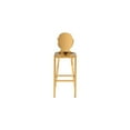 thumbnail image 4 of Meridian Furniture Maddox 29"H Stainless Steel Bar Stool in Gold, 4 of 5