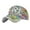 Green, variant on Women's Summer Casual Rhinestone Baseball Cap with Floral Print Adjustable Fashion Dad Hat Structured Shape Easy to Store Blue One Size
