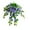 Blue, variant on 12-Prong Artificial Morning Glory Vine - 65cm Blue Hanging Ivy Garland for Wall, Fence, Wedding Backdrop & Patio Decoration (1 Bundle)