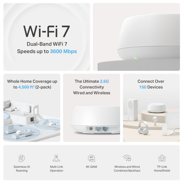 TP-Link Deco BE3600 Next-Generation AI-Driven Dual Band Wi-Fi 7