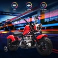 thumbnail image 2 of Electric Dirt Bike, Off-Road Electric Dirt Bike, 350W Kids Motorcycle with Training Wheels, Led Light, Music, 16.5 MPH, 36V Ride on Toys for Big Kids, Ages 14+, 2 of 7