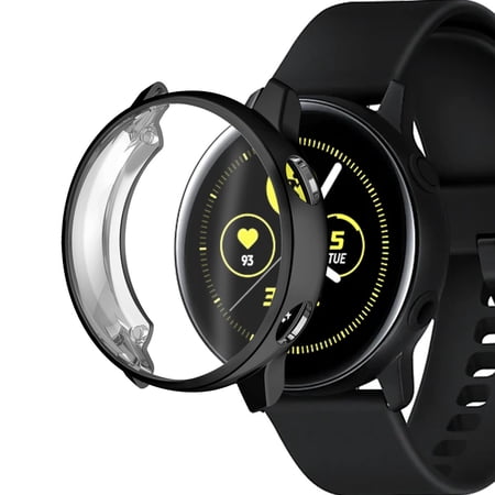 [2-PACK] SuperGuardZ Case [Black] For Samsung Galaxy Watch Active TPU Shockproof Case Saver Shield Guard Armor