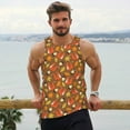 thumbnail image 6 of Pofeuu Squirrel Maple pine nut Print Men's Workout Tank Tops Sleeveless Muscle Gym Shirt Quick Dry-XX-Large, 6 of 7