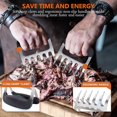 thumbnail image 3 of Garra de carne de metal, garra de carne de metal resistente al calor - 2, garra de carne multifuncional, garra de arranque para procesamiento duradero y tallado de alimentos, garra de barbacoa, 3 of 5