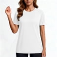 thumbnail image 6 of FchengtaiS Workout T Shirt for Women Drawstring Side Ruched Quick Dry Athletic Tee Short Sleeve Casual Loose Fit Running Tops, 6 of 6