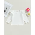 thumbnail image 2 of GXFC Little Girls Fall Sweatshirt Clothes 1T 2T 3T 4T 5T 6T 7T Kids Girls Long Sleeve Ruffle Pullovers Tops Casual Autumn Clothing for Children Girls, 2 of 8