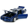 thumbnail image 3 of 1977 Pontiac Firebird Trans Am Blue Metallic "Bigtime Muscle" Series 1/24 Diecast Model Car by Jada, 3 of 5