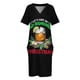 thumbnail image 3 of Vestido de noche navideño para mujer, prenda colgante con bolsillos, estilo antiguo, cóctel de whisky Bourbon, vino., 3 of 6