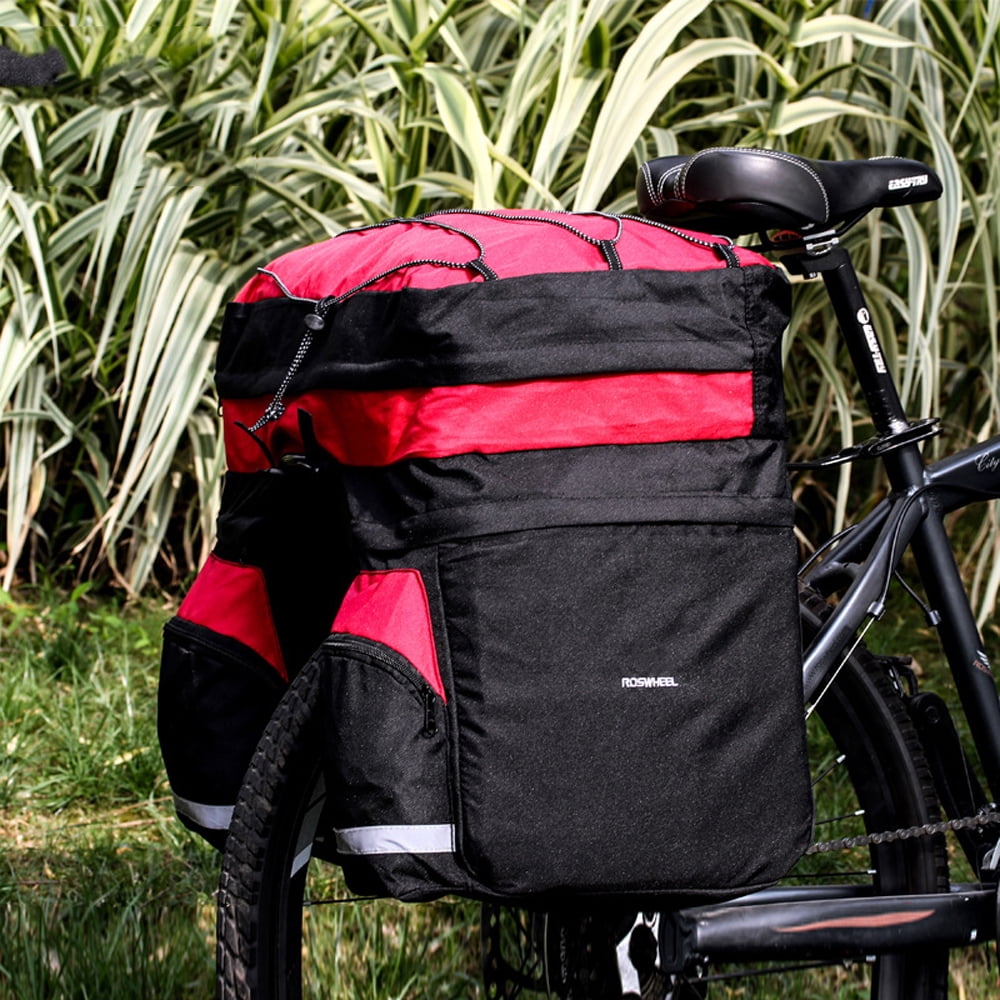 Bicycle Cycling Bike Rear Rack Seat Trunk Saddle Tail Storage Pannier Pouch Bag