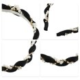 thumbnail image 4 of Unique Bargains Rhinestone Pearl Wrap Fabric Headband Faux Pearl Headband Women Hairband Black, 4 of 7