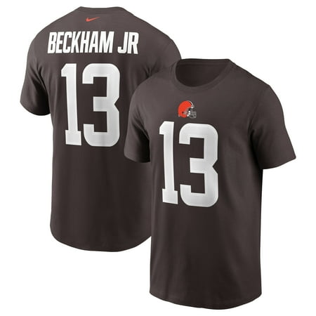 Odell Beckham Jr. Cleveland Browns Nike Name & Number T-Shirt - Brown