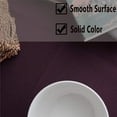 thumbnail image 2 of Heavy Weight Cotton Linen Tablecloth Lace Round Table Cloth for Kitchen Dining Room Tabletop Decoration, 36" - Round, Burgundy, 2 of 6