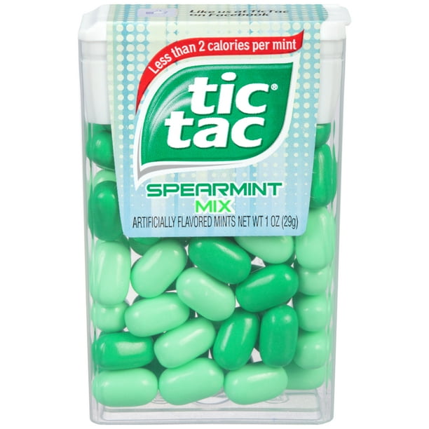 Tic Tac Mints, Spearmint Mix, 1 Oz
