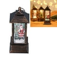 thumbnail image 3 of ESTINK Lanterne en Forme de Lampe de Rue Éclairée Boule de Neige de Noël Décoration de Fête à Domicile, Lanterne Boule de Neige Éclairée, Lampe de Noël, 3 of 8