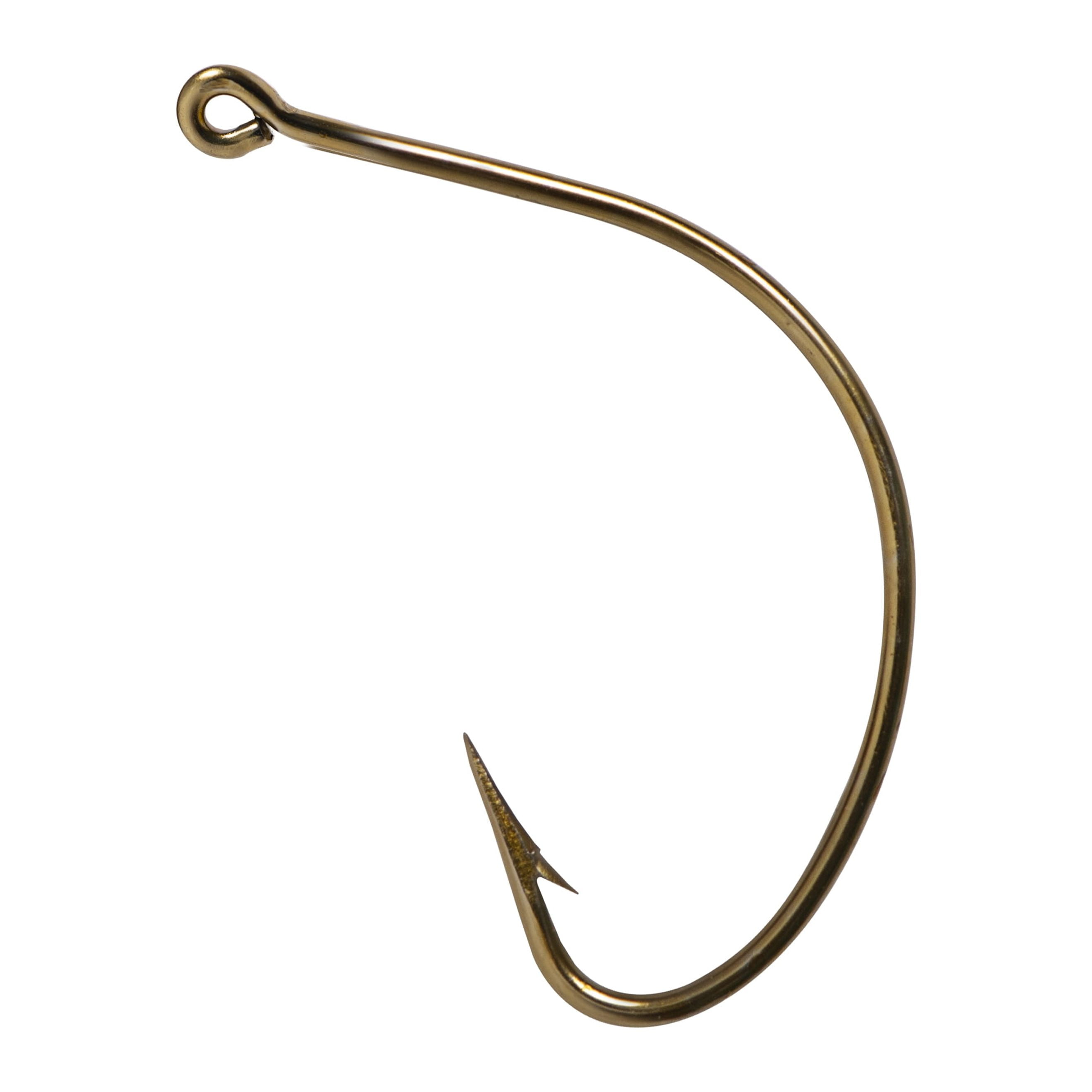 Mustad Wide Gap Hook - Size: #1 (Nickel) 10pc