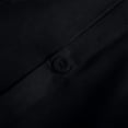 thumbnail image 5 of Men's Solid Color Short Sleeve Lapel Button Cardigan Shirt Top Casual Loose Fit Lightweight Summer Beach Vacation Golf Outfits Modern Fashion Essential | AESTIVO,Black L, 5 of 8