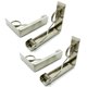 thumbnail image 2 of Pinzas elegantes de acero inoxidable para manteles, resistentes al viento, multiusos, para exteriores, picnics, camping, para mesas de hasta 6 cm, soportes ajustables antideslizantes, 2 of 7