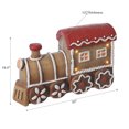 thumbnail image 3 of Maison Concepts Figurine Led Gingerbread Train - 32 L x 12 W x 19.5 H, 3 of 3