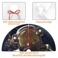 thumbnail image 4 of Sikiie Astronaut 30-48 inches {designName} Print Christmas Tree Skirt Snowman Xmas Tree Skirt with Edge Christmas Decorations for Holiday Party30", 4 of 7