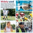 thumbnail image 3 of Hengguang 24 Pcs Whistle for Coaches, Plastic Whistles Emergency Training, Super Loud Sports Whistle, Coaches Referee Whistle with Lanyard for Football Sports Adults Lifeguards Survival, 3 of 7