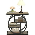 thumbnail image 6 of Tribesigns 4-Tier End Table for Living Room, Wood Narrow Side Table for Bedroom, Grey, 6 of 8