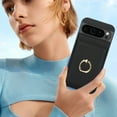 thumbnail image 5 of ELEHOLD Case for Google Pixel 9 / 9 Pro,Business PU Leather Stand Case with Card Holder & Ring Holder,Black, 5 of 7