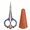 Rainbow, variant on Qczoyp Embroidery Scissors with Leather Cover, Vintage Ornate Sewing Scissors with Sharp Pointed Blades for Needlework, Thread, Ribbon, Crochet, Cross Stitch and Craft Projects, Silver