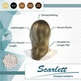 thumbnail image 2 of Popular Life Scarlett Durable and Invisible Hair Nets, Medium, Brown (Pack of 20), 2 of 5