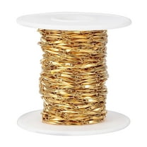 10m Gold Plated Stainless Steel Cable Chains Drawn Elongated Gold Strip Chains with Spoolfor Necklace Jewellery Making DIY Bracelet Choker Crafting