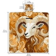 thumbnail image 2 of Constellation Canvas Picnic Blanket Waterproof Outdoor Extra Large for Family Beach Hiking Camping - Foldable and Portable Mat with Carry Handle - Durable, Easy to Clean, Lightweight., 2 of 6