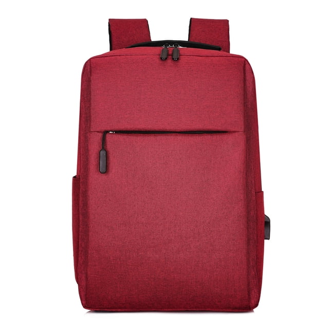 Mochila para portátil adecuada para hombres y mujeres que viajan, con puerto de carga USB