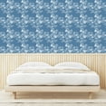 thumbnail image 4 of Ambesonne Sea Shells Peel & Stick Wallpaper for Home, Flowers and Fishes, 13"x72", Blue White, 4 of 6