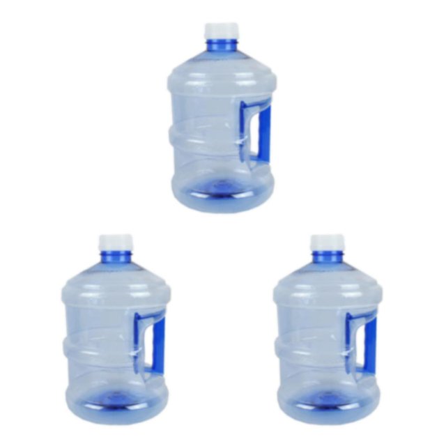 Wosthever Water Bottle 3L Capacity Durable Mineral Water Plastic bucket for Hiking Type1 NO1