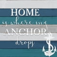 thumbnail image 3 of Bailey, Ann 20x20 Black Modern Framed Museum Art Print Titled - Anchor Drops, 3 of 5