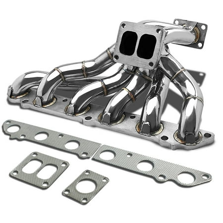 Engine Turbo Plug For 1986 to 1992 7MGTE Engine T4 Turbo Manifold with 40mm Wastegate 87 88 89 90 91 ()