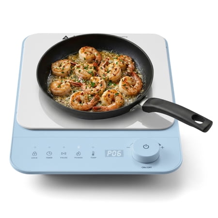Elite Cuisine EINDL1052 Slimstore Blue Induction Cooktop