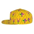 thumbnail image 4 of Uemuo Mardi Gras Crayfish and Fleur de lis Pattern Women's Baseball Cap,Straight Brim Hat,Golf Dad Hat,Travel Hat,Sun Protection Cap,Everyday Accessory, 4 of 9