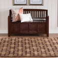 thumbnail image 2 of Soumak Jute Rug Beige Brown 5x8 Hand Knotted Geometric Design, 2 of 3